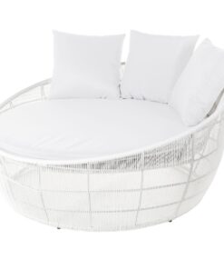 Solstol Dido 160 x 160 x 76 cm Cirkelvormig Wit