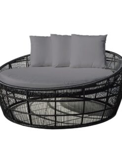 Solstol Dido 160 x 160 x 76 cm Cirkelvormig Zwart