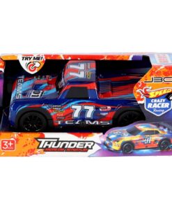 Alternative view of Speed Crazy Racer Thunder Raceauto 20 cm + Licht en Geluid Assorti