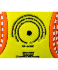 SportX Beach Ball Mini 16 cm Geel/Wit/Oranje - Afbeelding 3