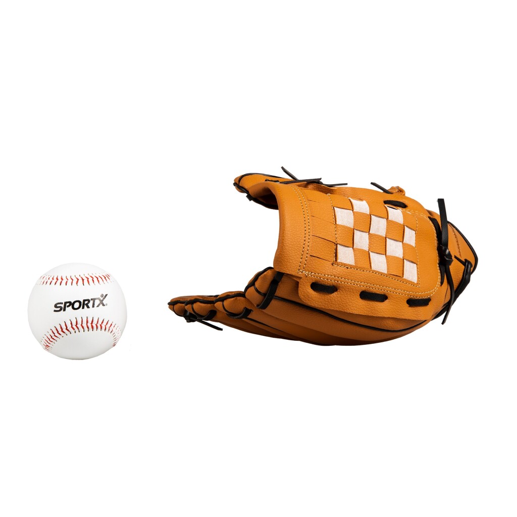 SportX Honkbal Handschoen + Bal - Afbeelding 3