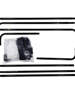 Alternative view of SportX Metalen Voetbaldoel 182x60x122 cm Zwart