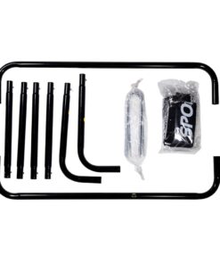 Alternative view of SportX Metalen Voetbaldoelen 78x56x45 cm 2 Stuks Zwart