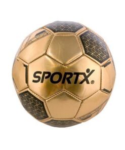 SportX Mini Voetbal Gold Metallic 16cm 160-180gr. - Afbeelding 3
