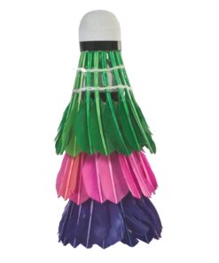Alternative view of SportX Veren Shuttles in Koker 3 Stuks Paars/Roze/Groen