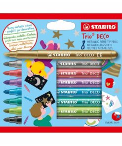 Stabilo Trio Deco Etui met 8 Metallic Stiften