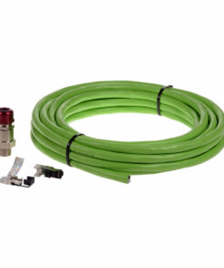 Stevige UTP-netwerkkabel categorie 6 Axis 01540-001 Groen 10 m