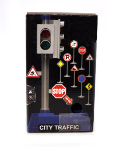 Stoplicht met Verkeersborden + Licht en Geluid