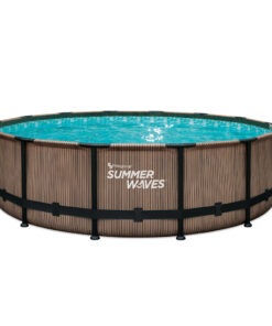 Summer Waves Zwembad Elite Frame 427 X 107 Cm Light Oak