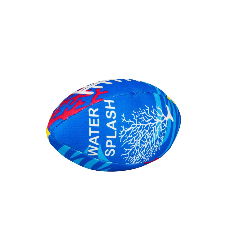 Summertime Soft Water Splash Mini Rugbybal Geel/Blauw - Afbeelding 3