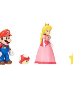 Super Mario Figuren Mario en Peach - Afbeelding 3