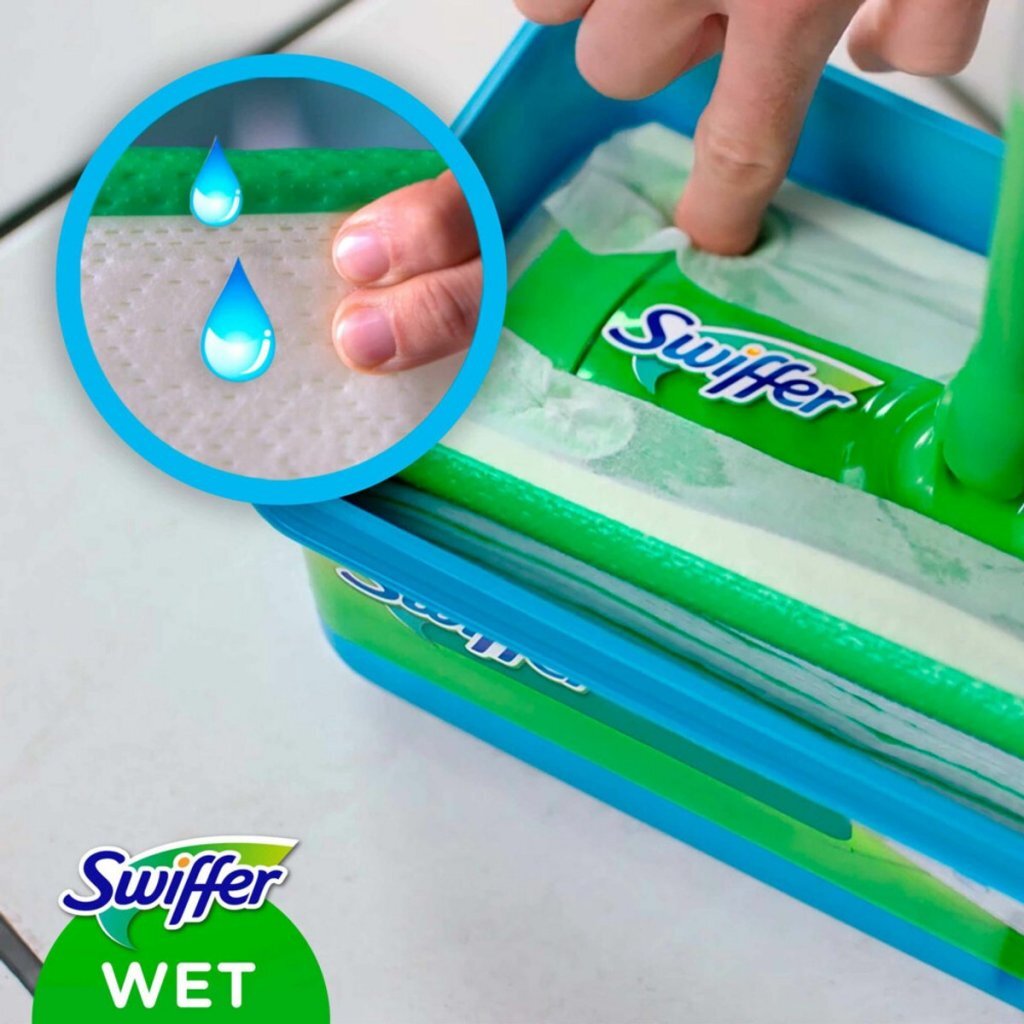 Swiffer Cleaning Systeem Vochtige Vloerdoekjes 20 Stuks - Afbeelding 2