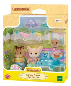 Sylvanian Families 5749 Trio Peutervriendjes Zwembad Fun
