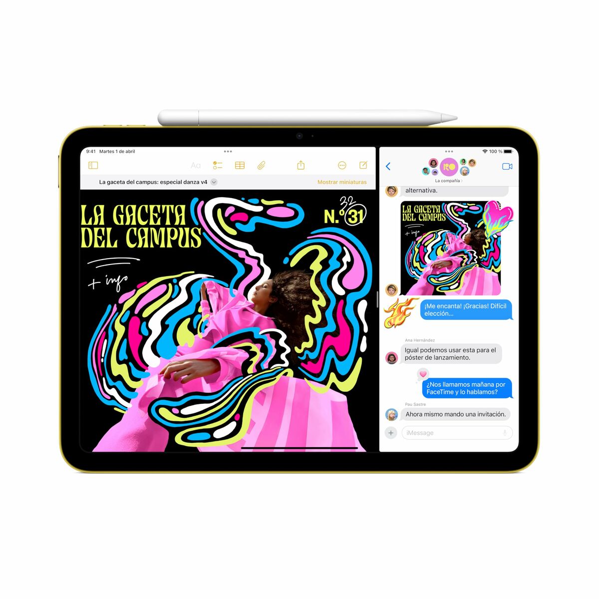 Tablet Apple iPad 2025 11th Zilverkleurig 11" 128 GB