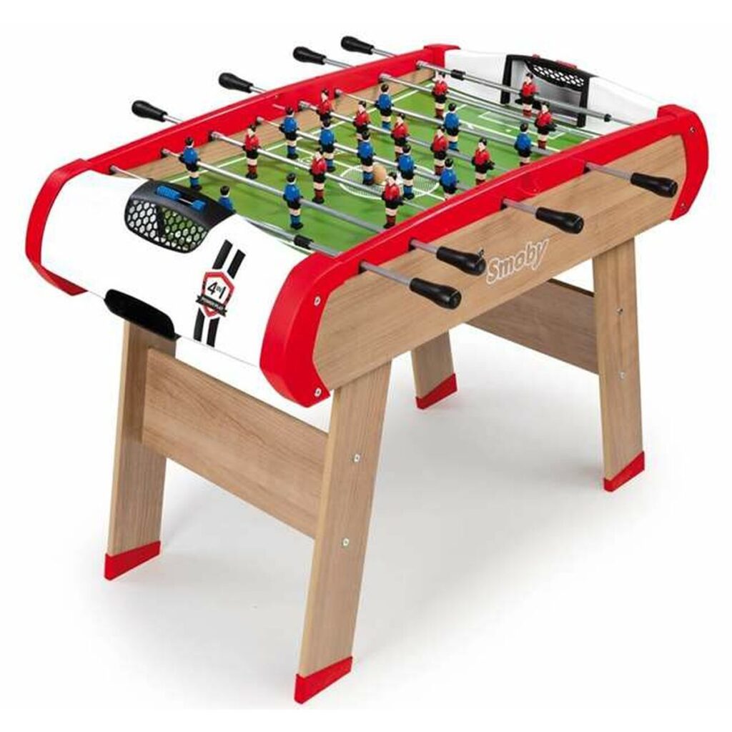 Tafelvoetbal Smoby Powerplay 4-in-1 87 x 120 x 90 cm