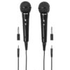 Thomson M135D Dynamische Microfoon Karaoke Set Zwart