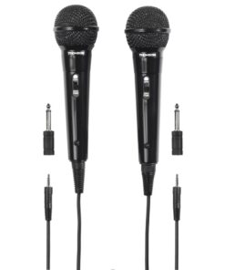 Thomson M135D Dynamische Microfoon Karaoke Set Zwart