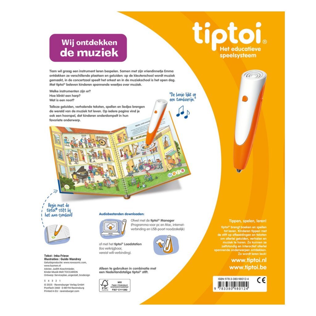 Tiptoi Boek Muziek Ontdekken - Afbeelding 2