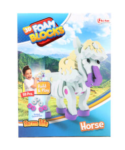 Toi-Toys 3D Puzzel Constuksructiefoam Paard Diy Set S - Afbeelding 2