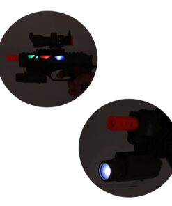 Toi-Toys Alfafox Militair Pistool met Demper + Zaklamp + Licht en Geluid - Afbeelding 3