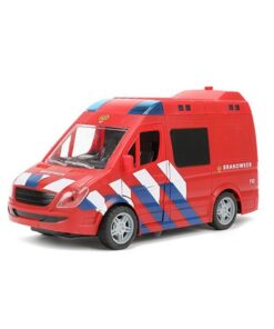 Toi-Toys Cars & Trucks Brandweerwagen + Licht + Geluid - Afbeelding 3