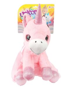 Toi-Toys Eenhoorn Knuffel Rugzak 30 cm - Afbeelding 2