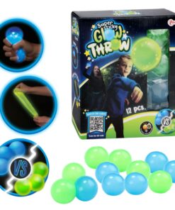 Toi-Toys Glow Throw Glow In The Dark Ballen 12 Stuks