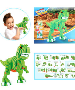 Toi-Toys Knutselpuzzel Dinosaurus 25,8 Cm Groen 104-delig