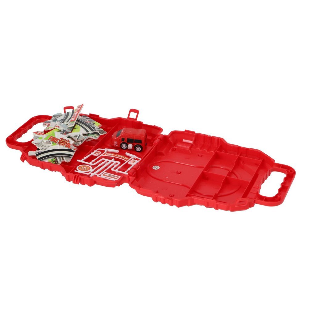 Toi-Toys Raceset in Koffer Verschillende Kleuren - Afbeelding 2