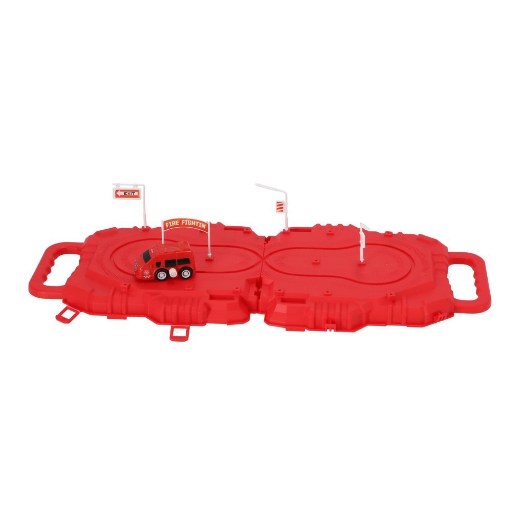 Toi-Toys Raceset in Koffer Verschillende Kleuren - Afbeelding 3