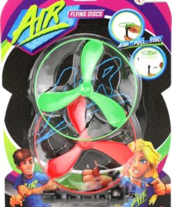 Toi-toys Flying Discs Air 12 Cm Groen/rood 3-delig