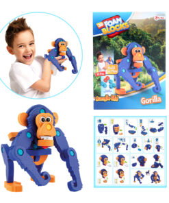 Toi-toys Knutselpuzzel Aap Junior 25,8 Cm Blauw 59-delig