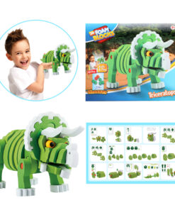 Toi-toys Knutselpuzzel Tricera Junior 25,8 Cm Groen 59-delig