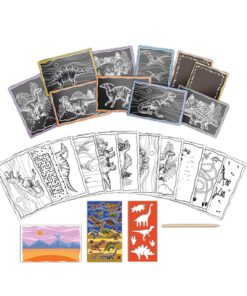 Totum Dinosaurus Kras- en Kleurplaten Boek - Afbeelding 3
