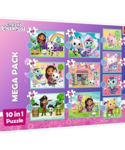 Trefl Puzzel 10in1 Gabby's Dollhouse 20-48 Stukjes