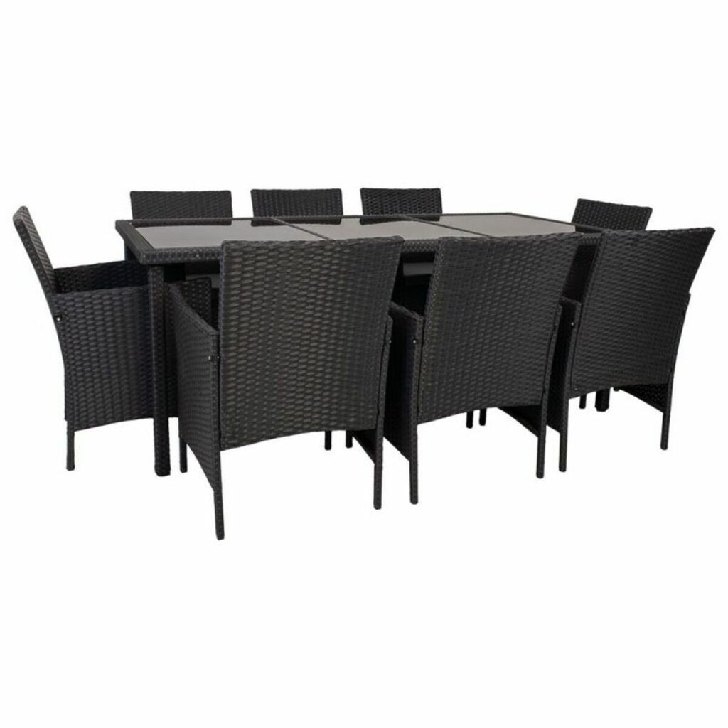 Tuinmeubilair Alexandra House Living Zwart 61 x 85 x 58 cm 9 Onderdelen