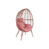 Tuinstoel DKD Home Decor 90 x 65 x 151 cm Metaal Terra cotta Synthetische rotan