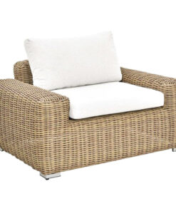 Tuinstoel Home ESPRIT Beige Lichtbruin 111 x 87 x 63 cm