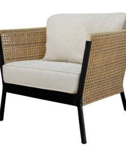 Tuinstoel Niva Zwart Aluminium 81 x 81 x 72,5 cm