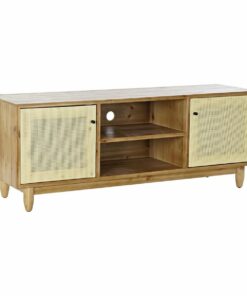 Tv-meubel DKD Home Decor Bruin 140 x 38 x 53 cm Spar Natuurlijk Rotan