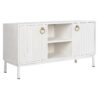 Tv-meubel DKD Home Decor Gouden Metaal Wit Mangohout 120 x 40 x 60 cm