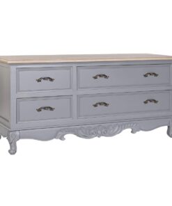 Tv-meubel DKD Home Decor Grijs Natuurlijk 120 x 40 x 56.5 cm 120 x 40 x 56,5 cm