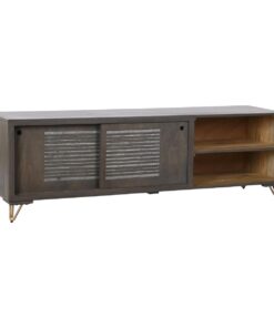 Tv-meubel DKD Home Decor Metaal Bruin Mangohout 160 x 40 x 50 cm
