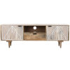 Tv-meubel Home ESPRIT Wit Mangohout 160 x 41 x 55 cm