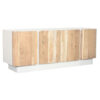 Tv-meubel Home ESPRIT Wit Natuurlijk 140 x 40 x 55 cm