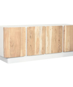 Tv-meubel Home ESPRIT Wit Natuurlijk 140 x 40 x 55 cm