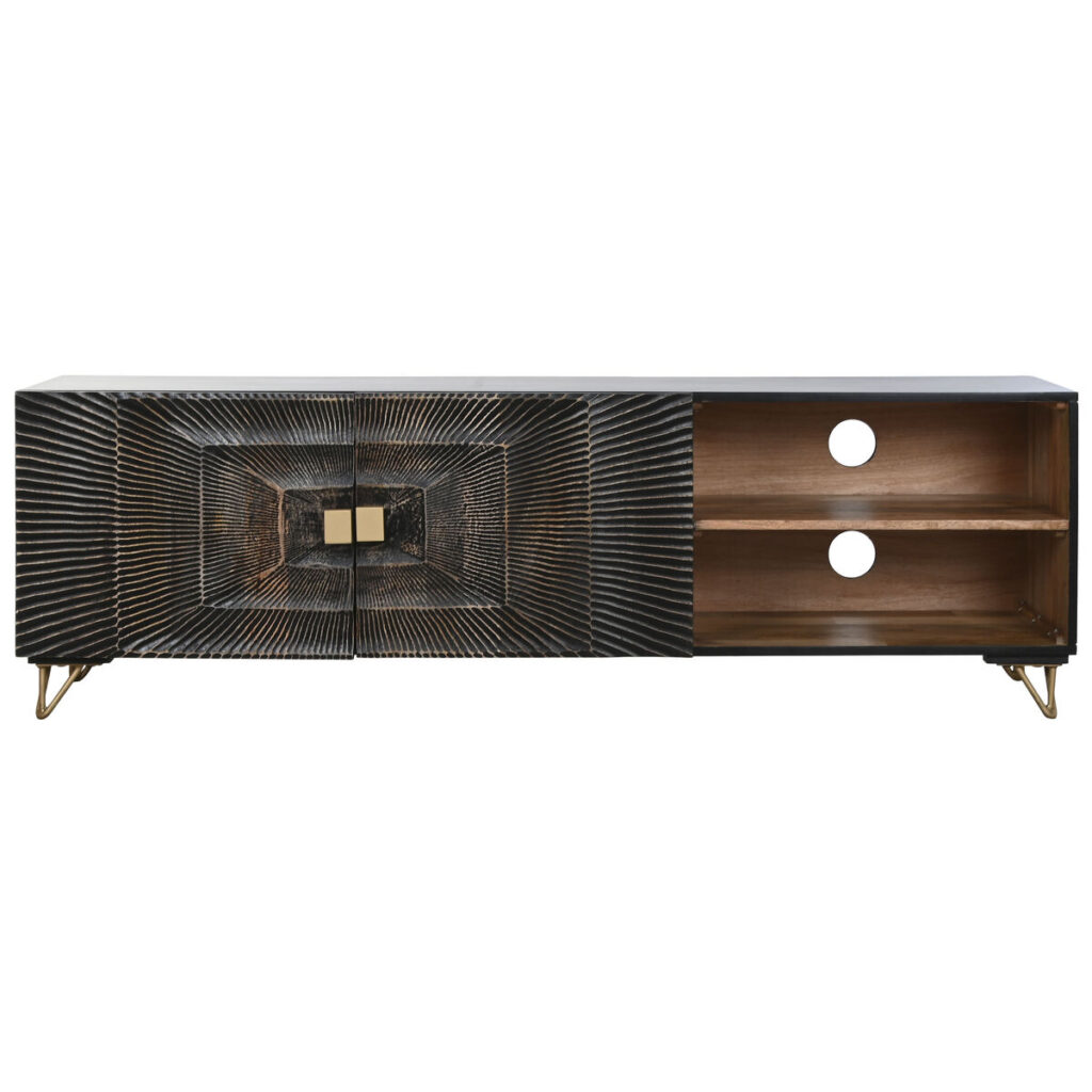 Tv-meubel Home ESPRIT Zwart 160 x 40 x 50 cm