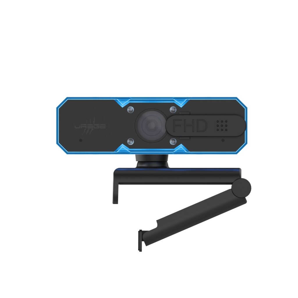 URage Streaming-webcam REC 900 FHD Met Spy Protection Zwart - Afbeelding 3