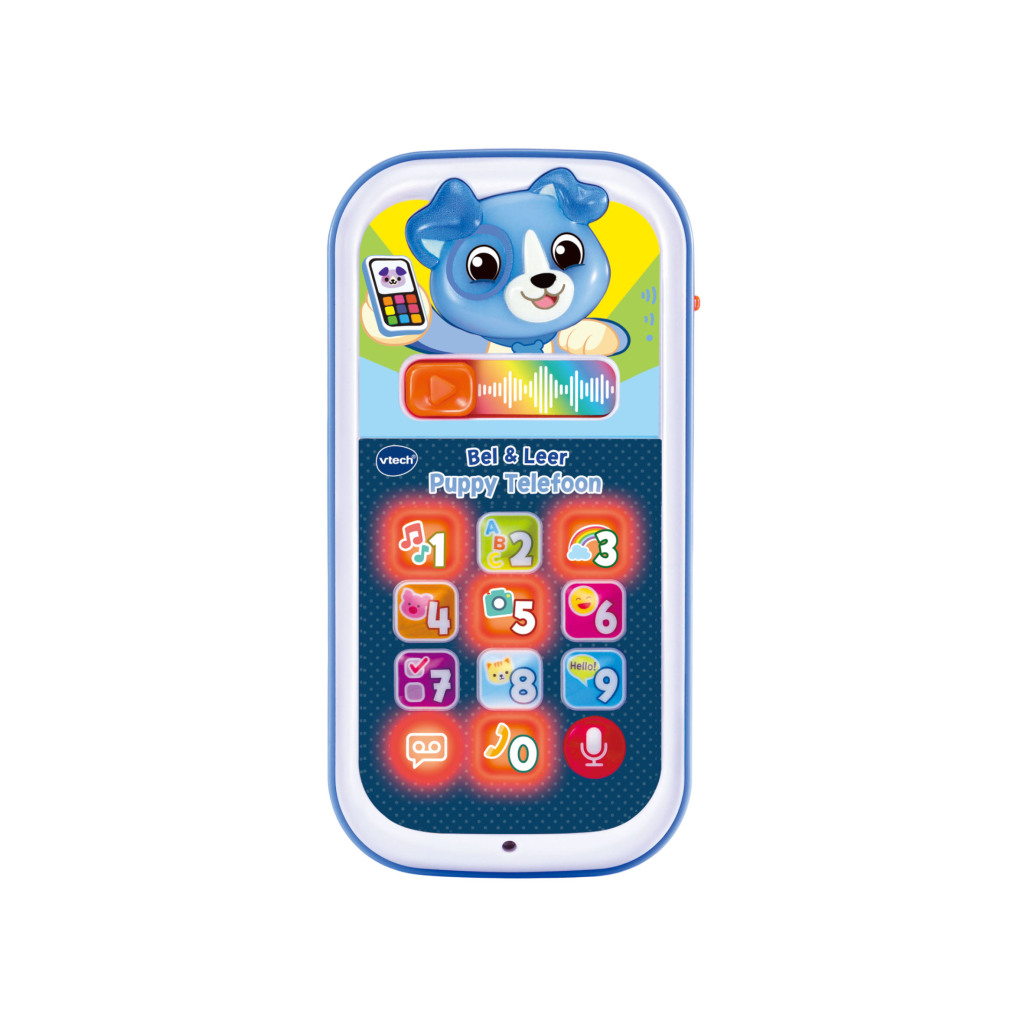 VTech Baby Bel en Leer Puppy Telefoon + Licht en Geluid - Afbeelding 3