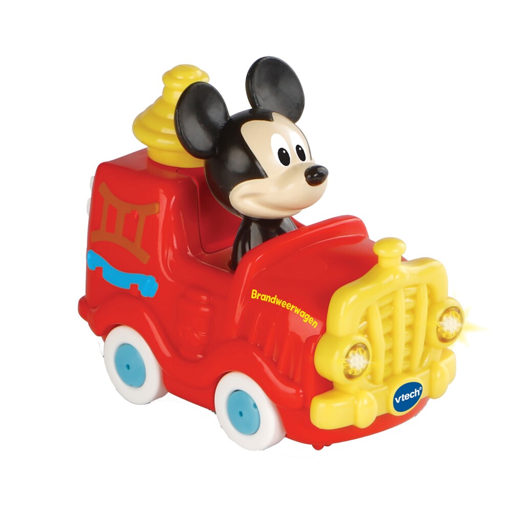 VTech Toet Toet Auto Disney Mickey Brandweerwagen + Licht en Geluid - Afbeelding 2